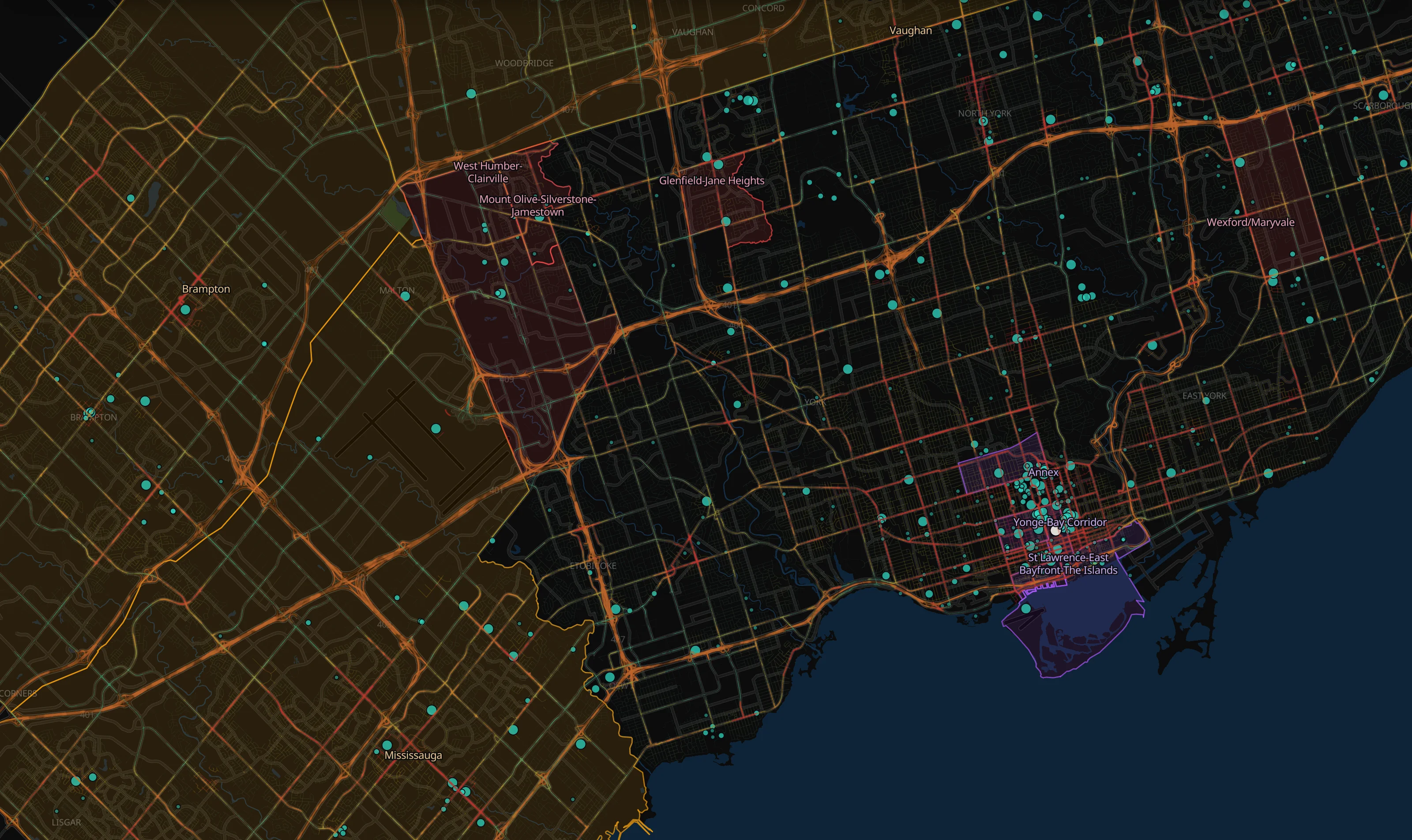 Toronto's demand in Takt: the streets people travel, the places and the city requests, before any line is built