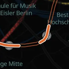 Vehicles running between two stations